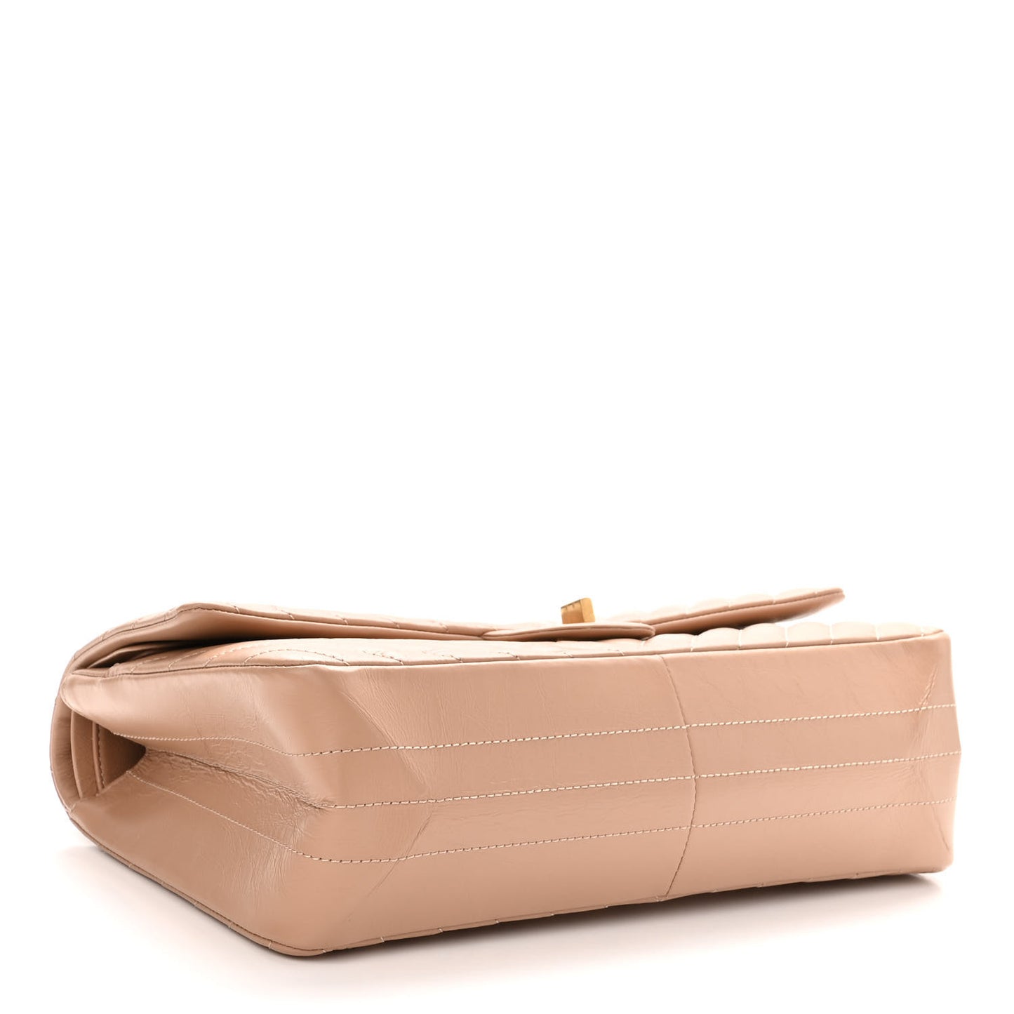 Aged Calfskin Chevron Quilted 2.55 Reissue 226 Flap Beige