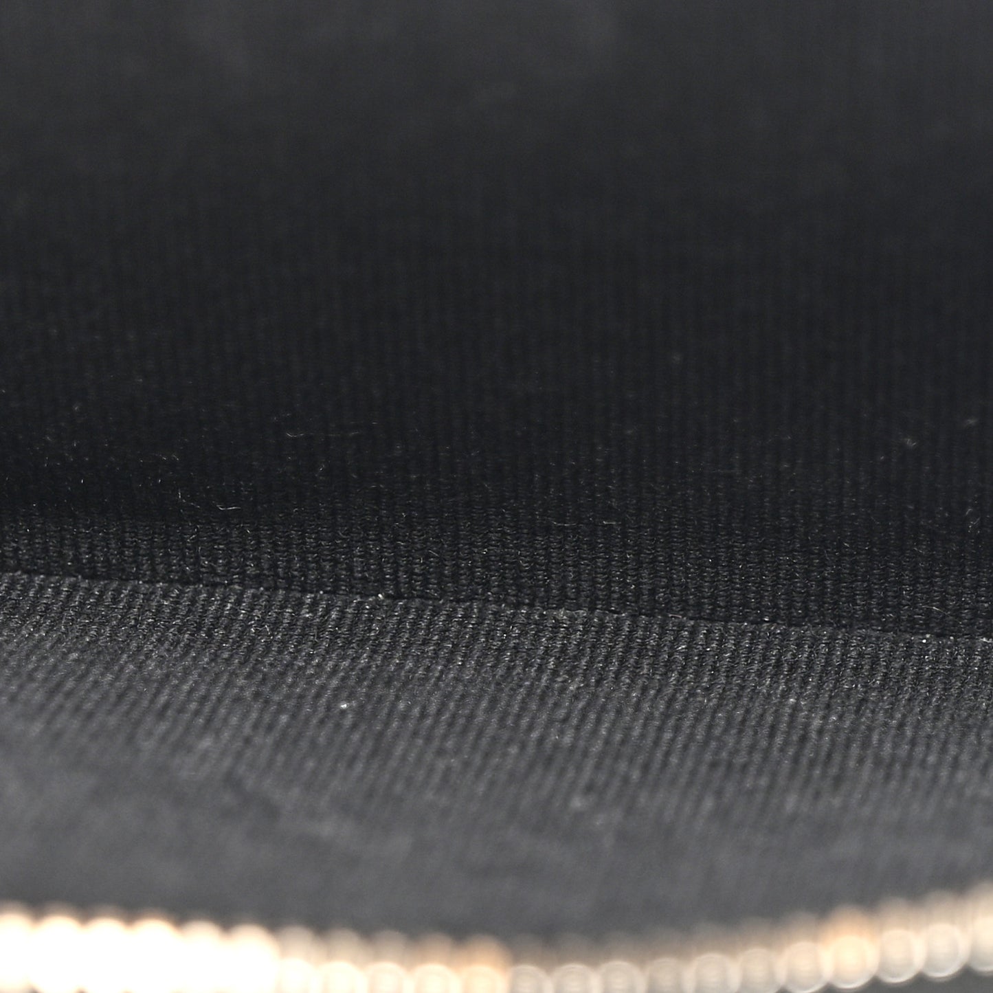 Caviar Quilted CC Zip Compact Trifold Wallet Black