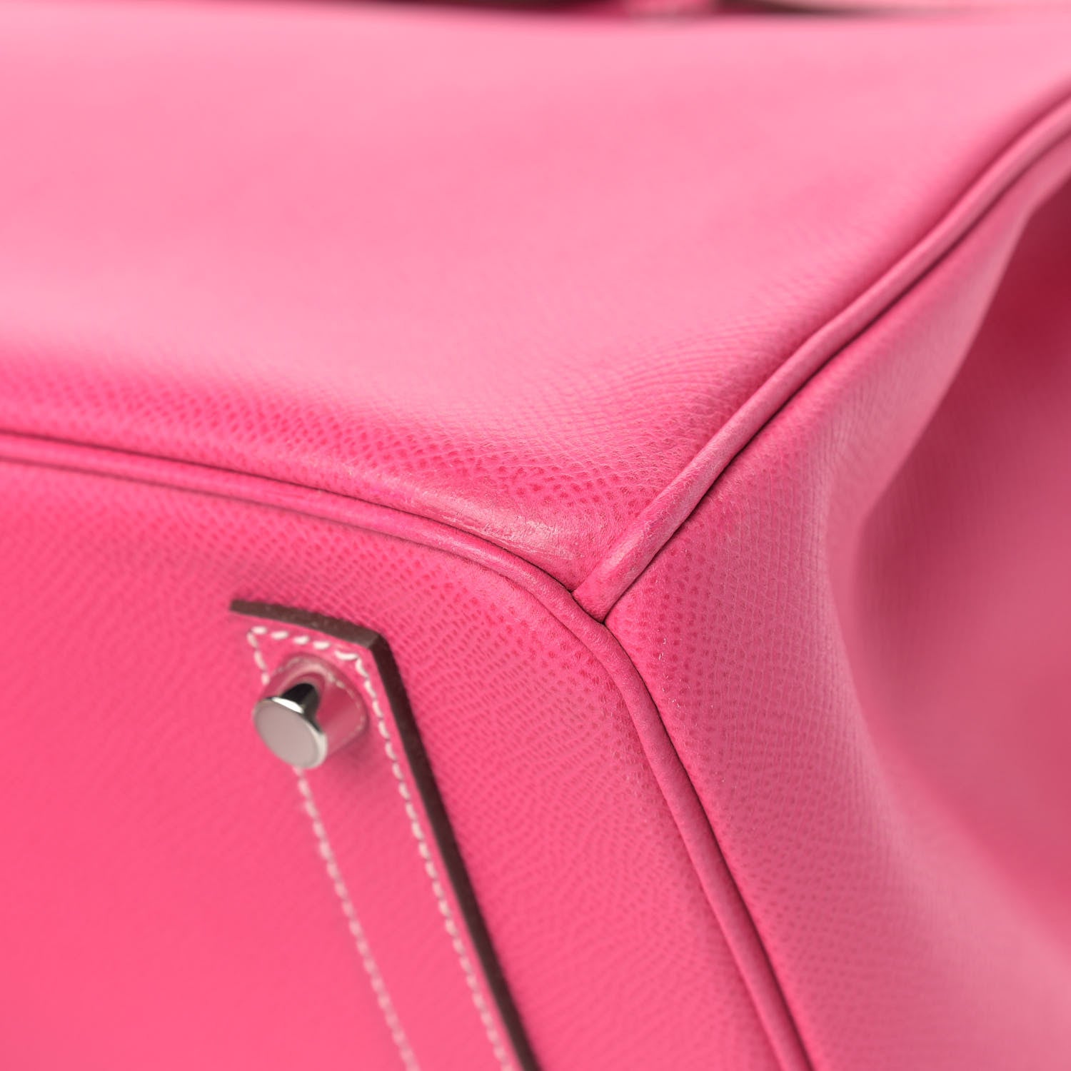 Hermes Epsom Candy Birkin 35 Rose Tyrien Rubis 9 of 13
