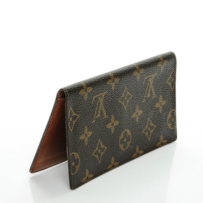 Louis Vuitton Monogram Simple Checkbook Holder Wallet 3 of 8