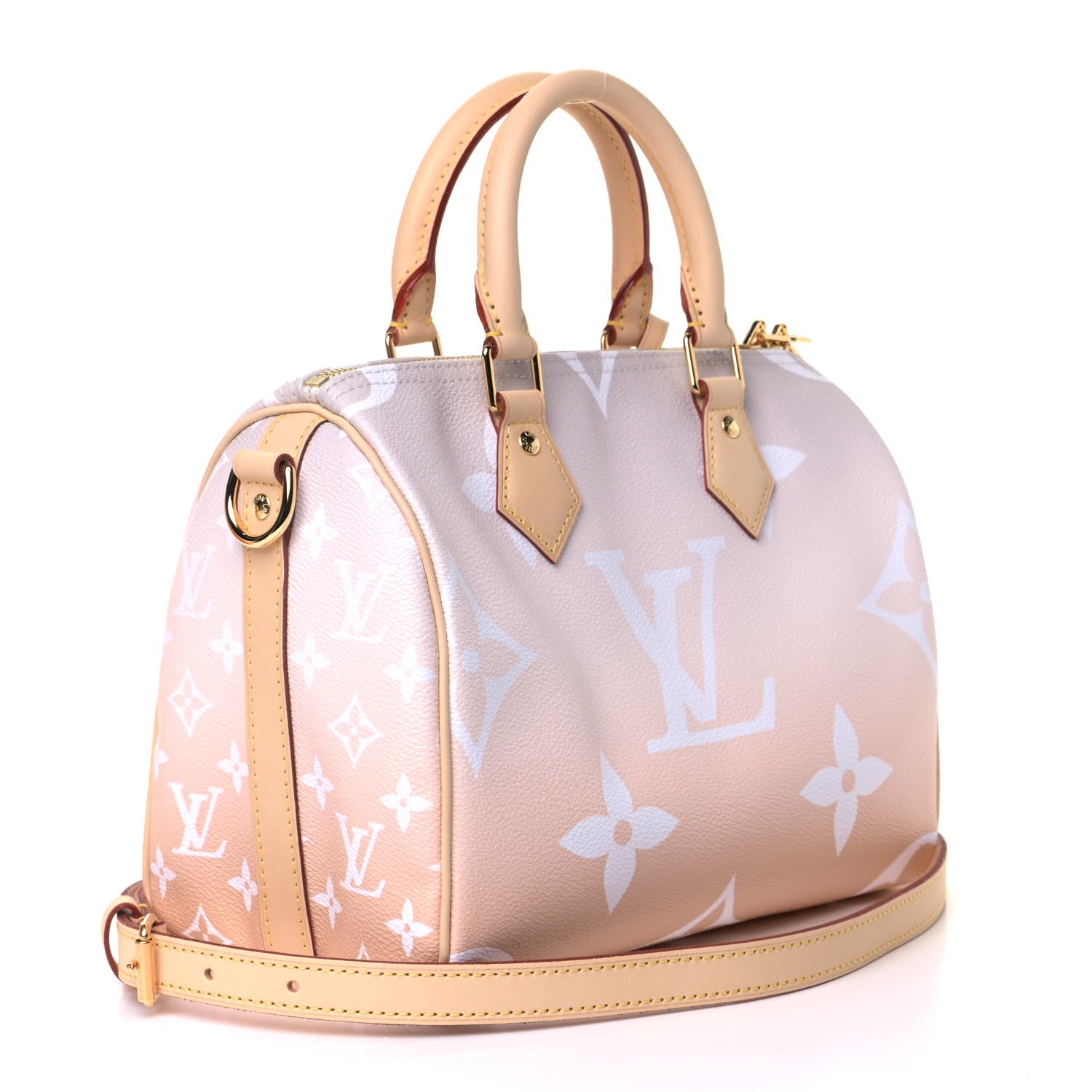 Louis Vuitton Monogram Giant By The Pool Speedy Bandouliere 25 Brume 2 of 5