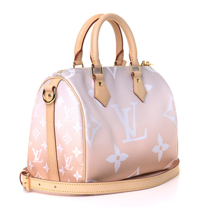 Louis Vuitton Monogram Giant By The Pool Speedy Bandouliere 25 Brume 2 of 5