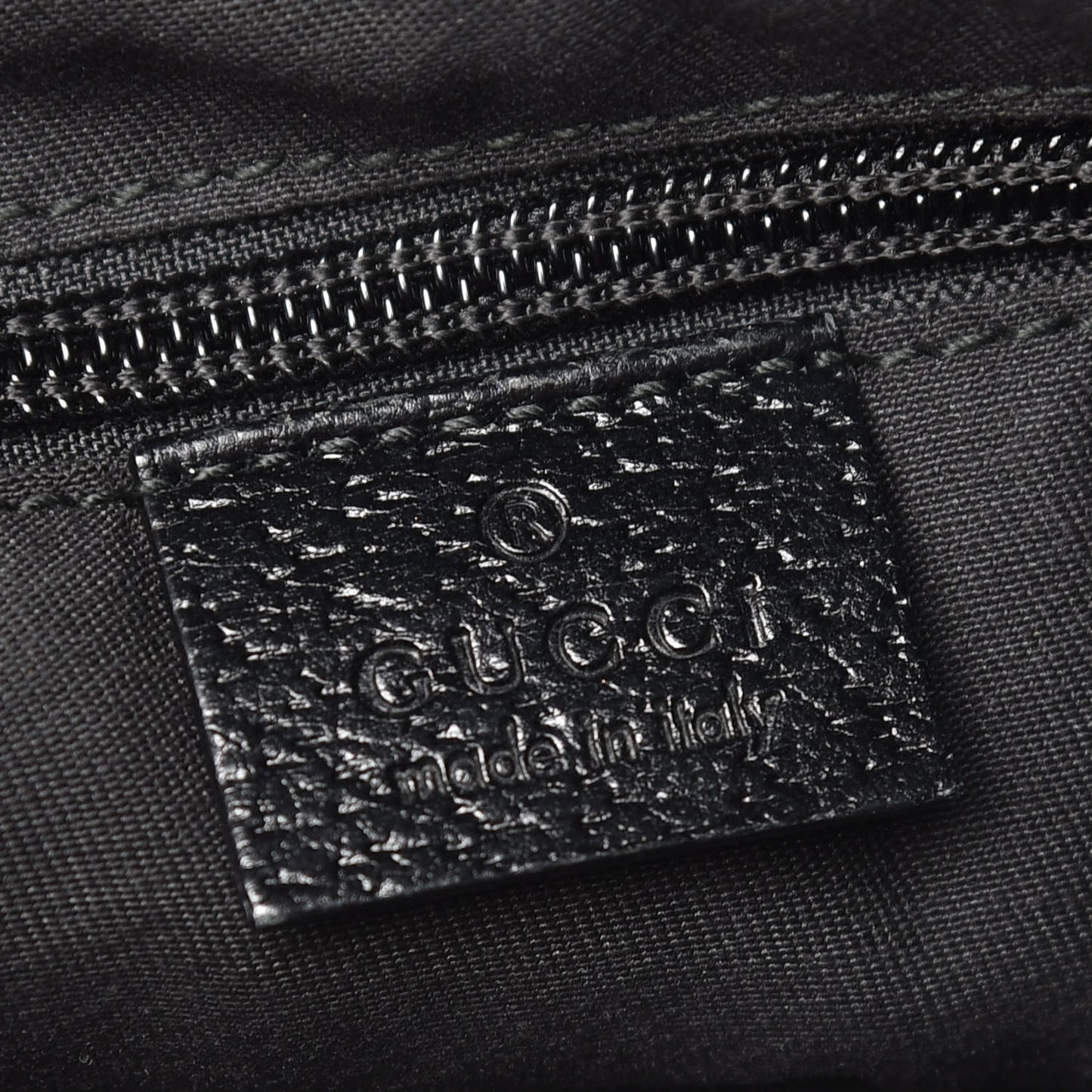 Monogram Web Medium Half Moon Hobo Black