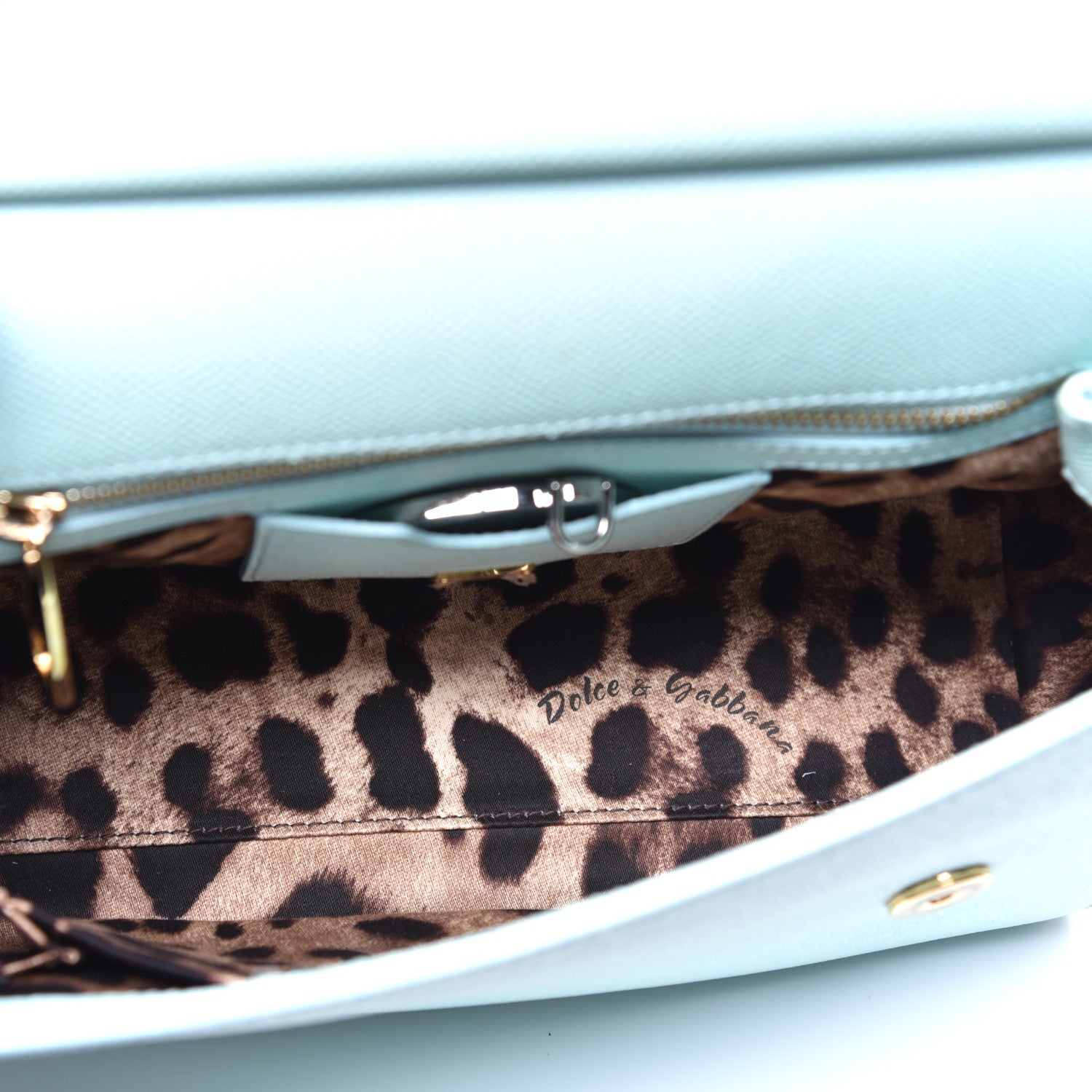 Dolce & Gabbana Dauphine Medium Miss Sicily Satchel Celeste 5 of 8