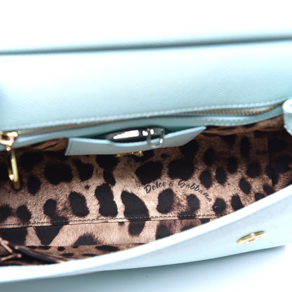 Dolce & Gabbana Dauphine Medium Miss Sicily Satchel Celeste 5 of 8