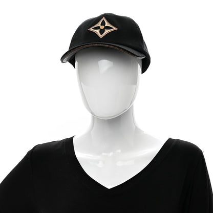 Louis Vuitton Monogram Cotton Jacquard Embroidered LV Day Cap M Black 2 of 9