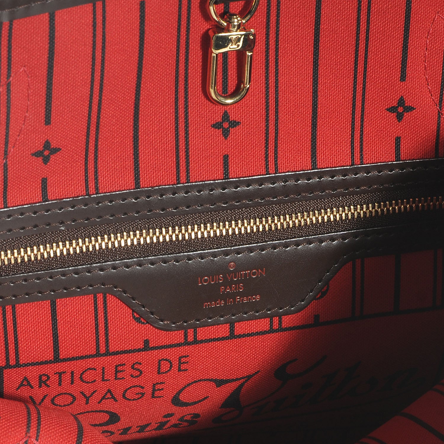 Louis Vuitton Damier Ebene Neverfull PM 6 of 7