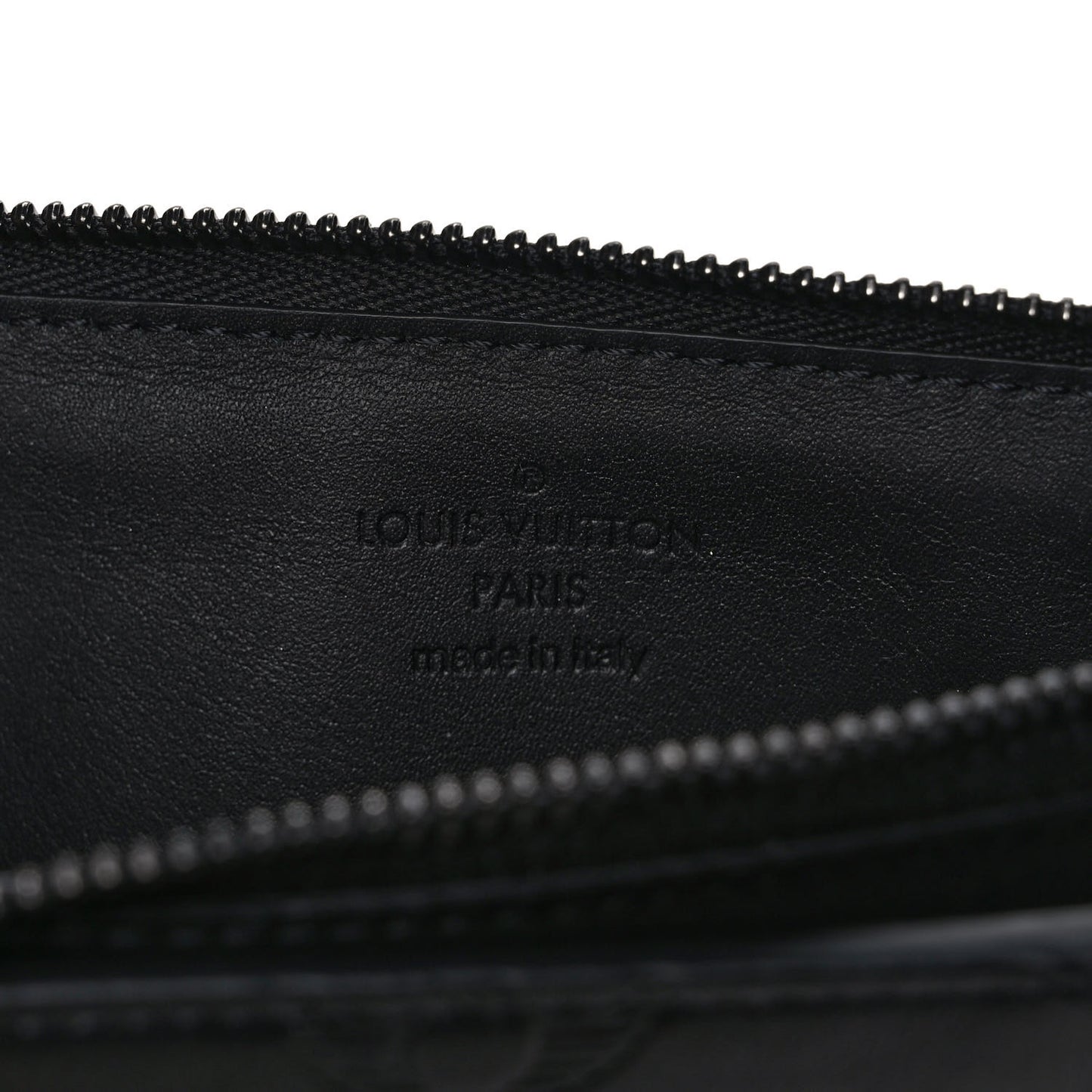 Calfskin Monogram Shadow Hybrid Wallet Black