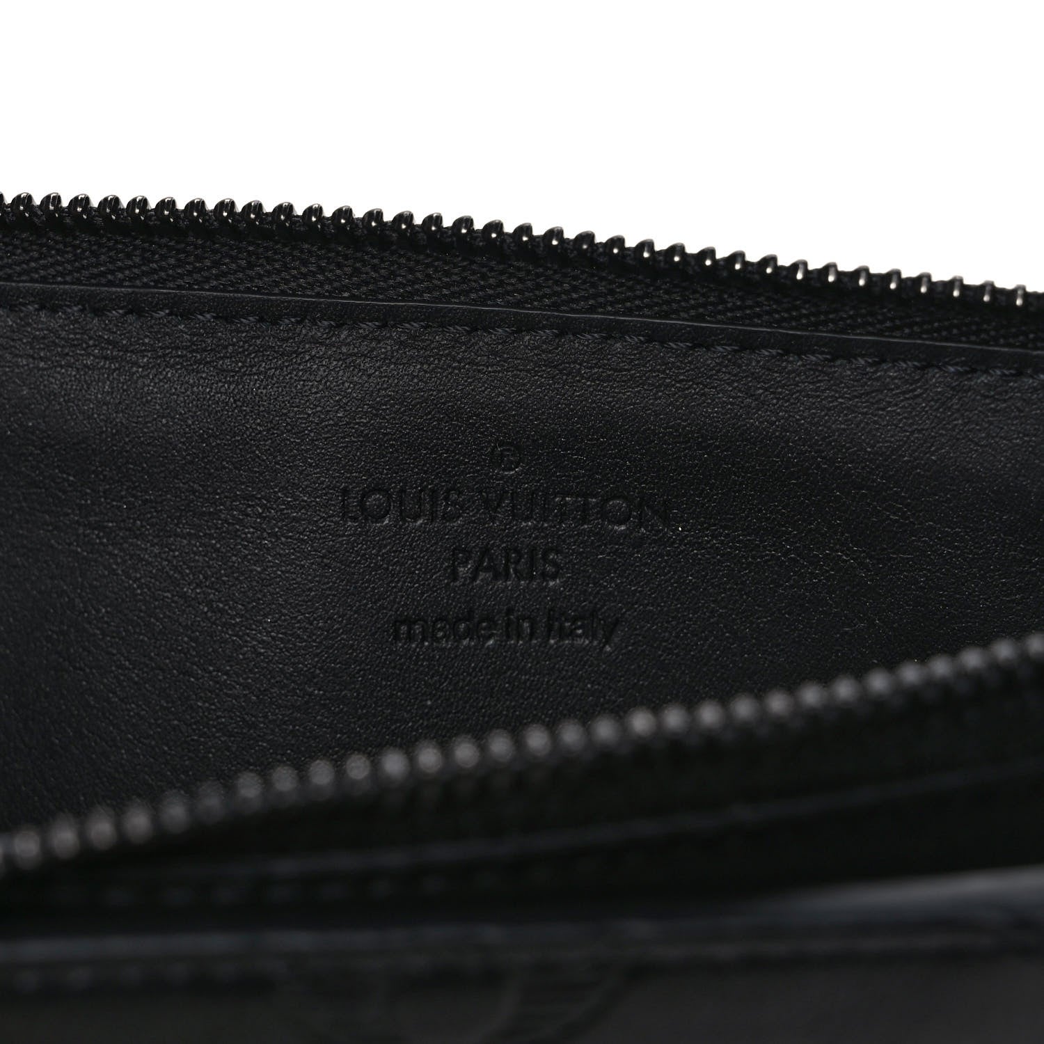 Louis Vuitton Calfskin Monogram Shadow Hybrid Wallet Black 7 of 7