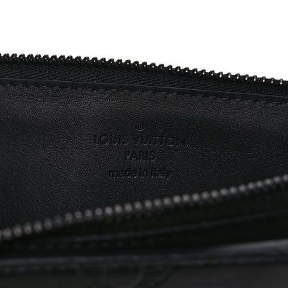 Louis Vuitton Calfskin Monogram Shadow Hybrid Wallet Black 7 of 7
