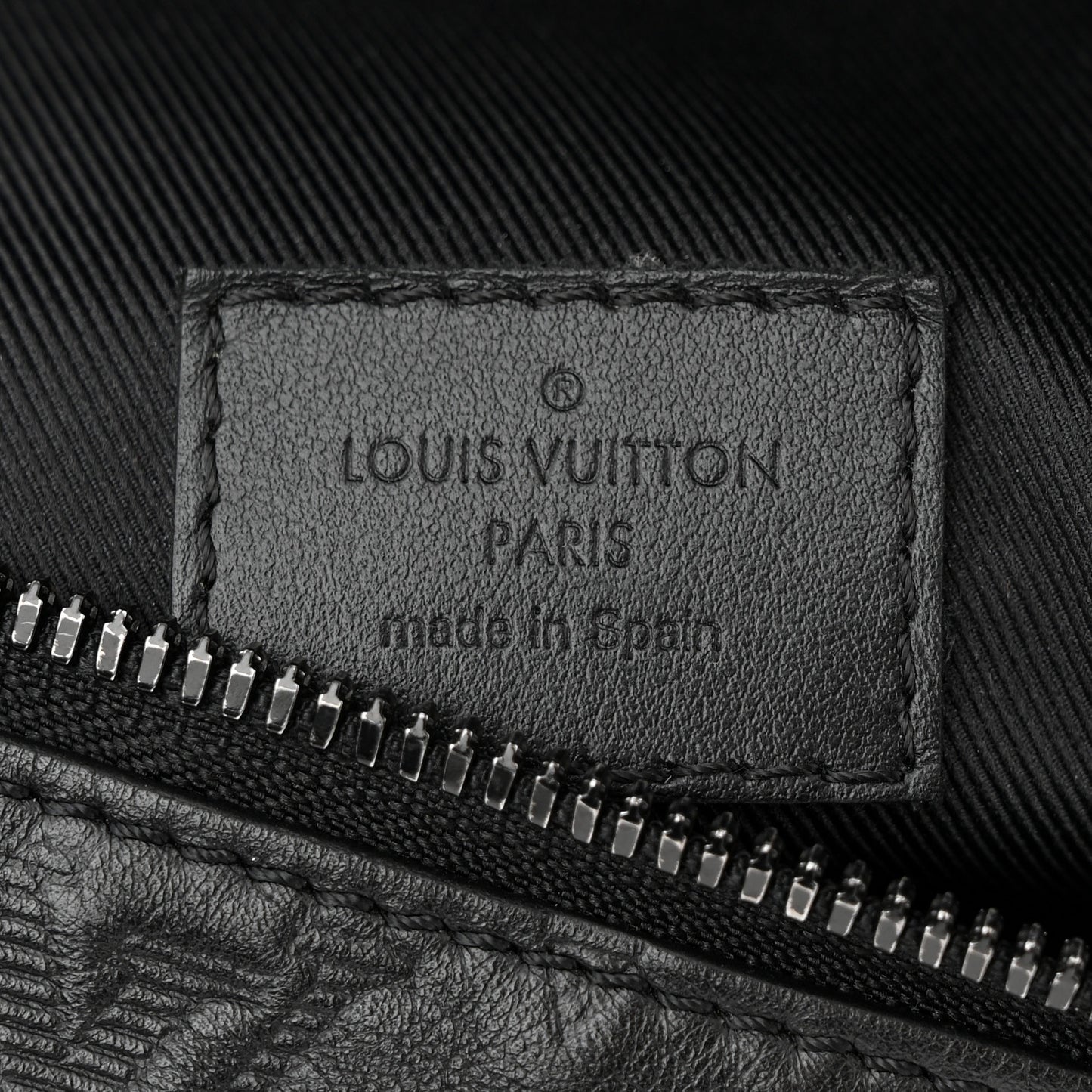 Calfskin Monogram Shadow Discovery Bumbag Black