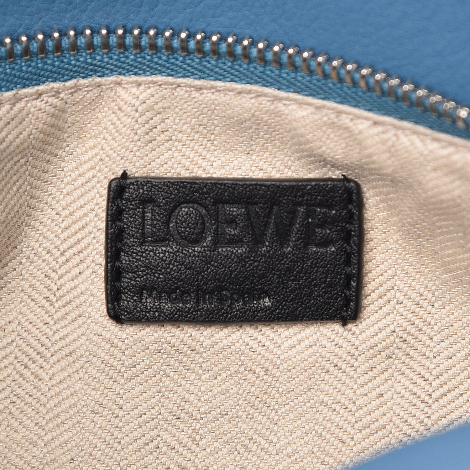 Loewe Calfskin Small Puzzle Bag Light Blue Aqua 6 of 9