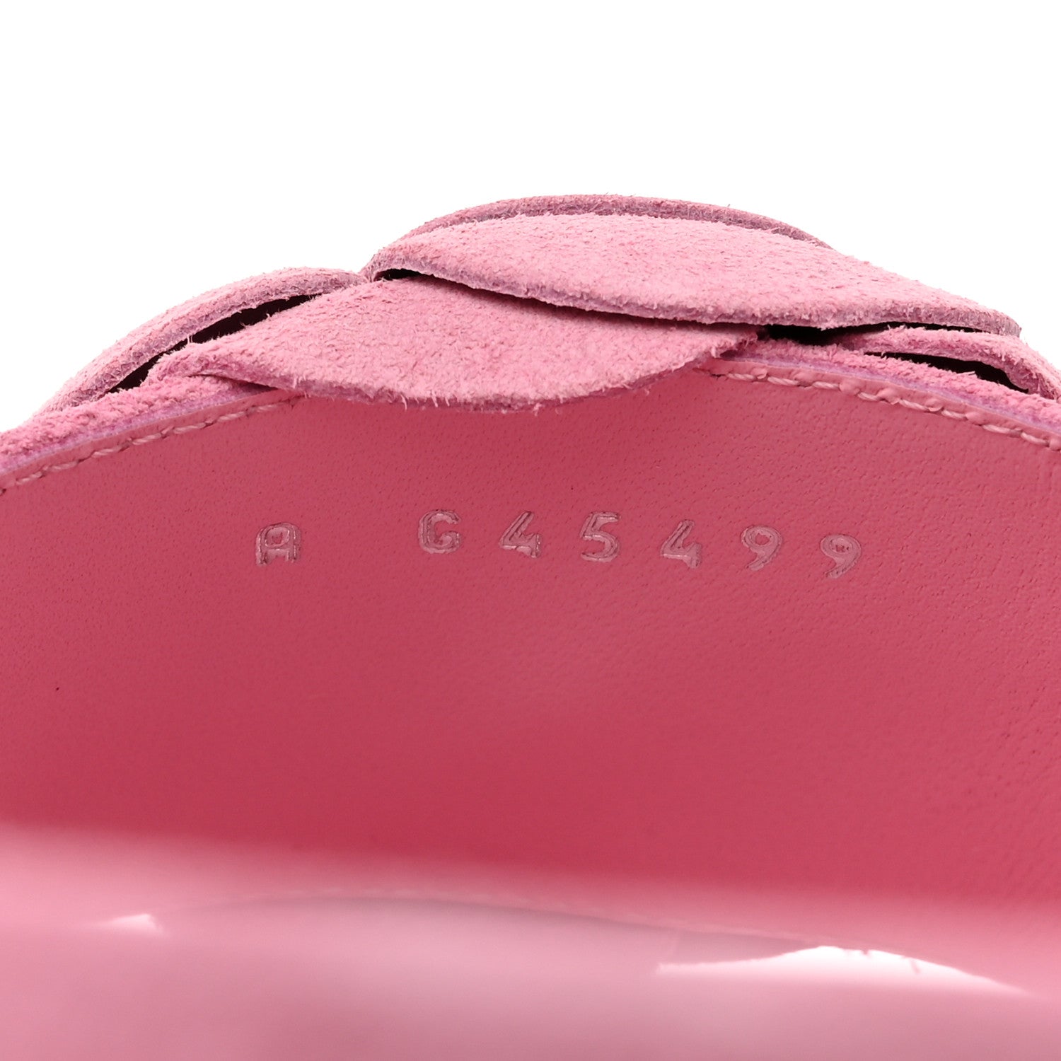 Chanel Suede Calfskin Camellia CC Slides 36 Pink 8 of 10