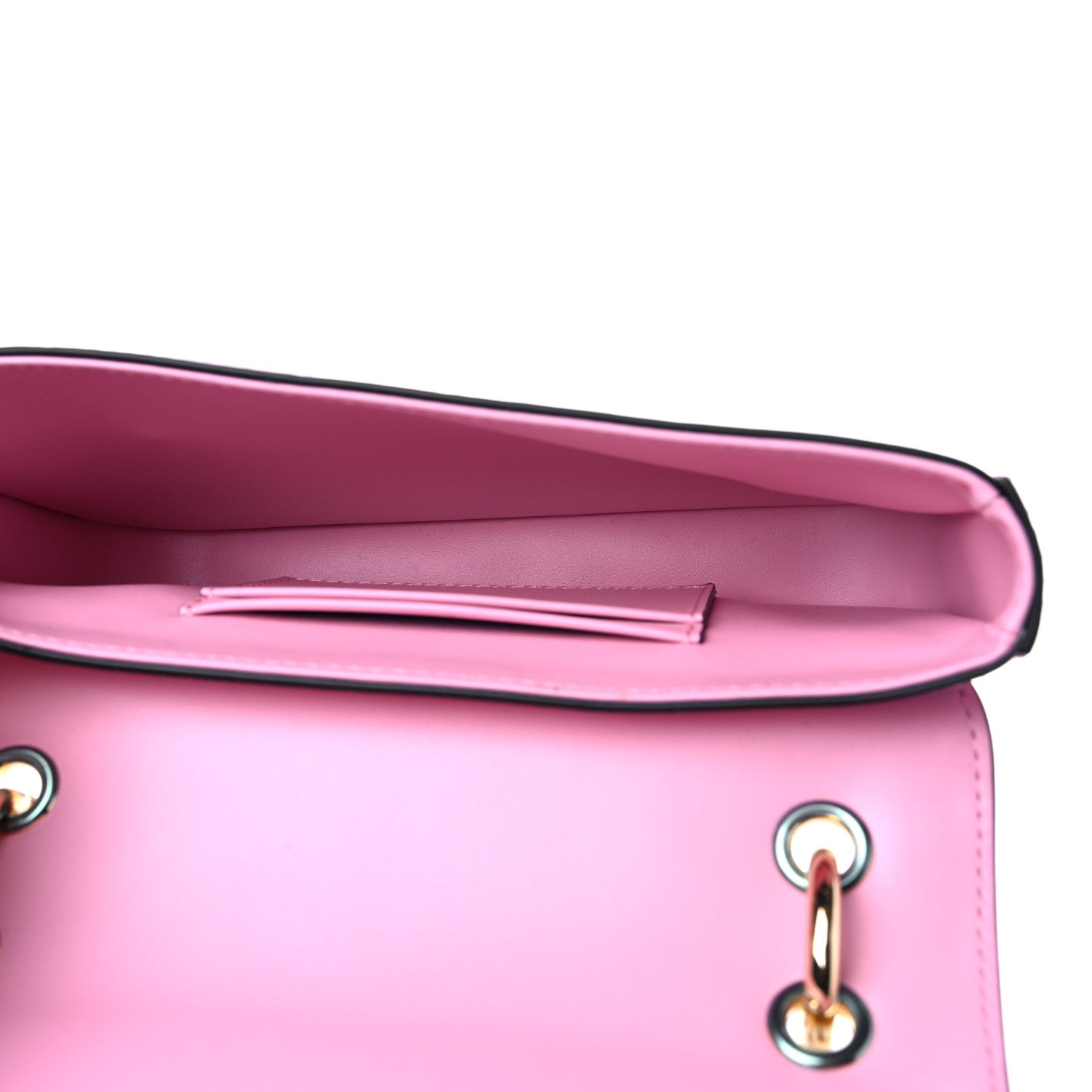 Dolce & Gabbana Calfskin 3.5 Flap Crossbody Bag Pink 4 of 7