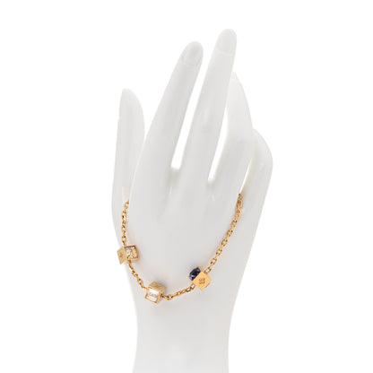 Louis Vuitton Swarovski Gamble Bracelet Azur Gold 2 of 7