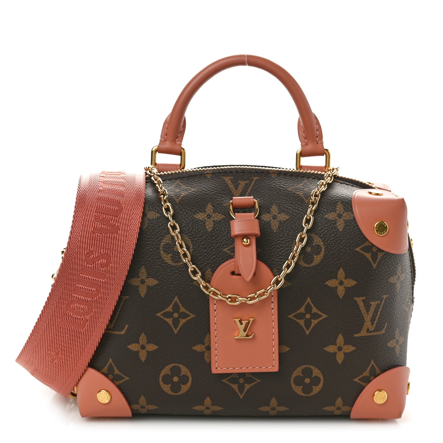Louis Vuitton Monogram Petite Malle Souple Peach 1 of 10