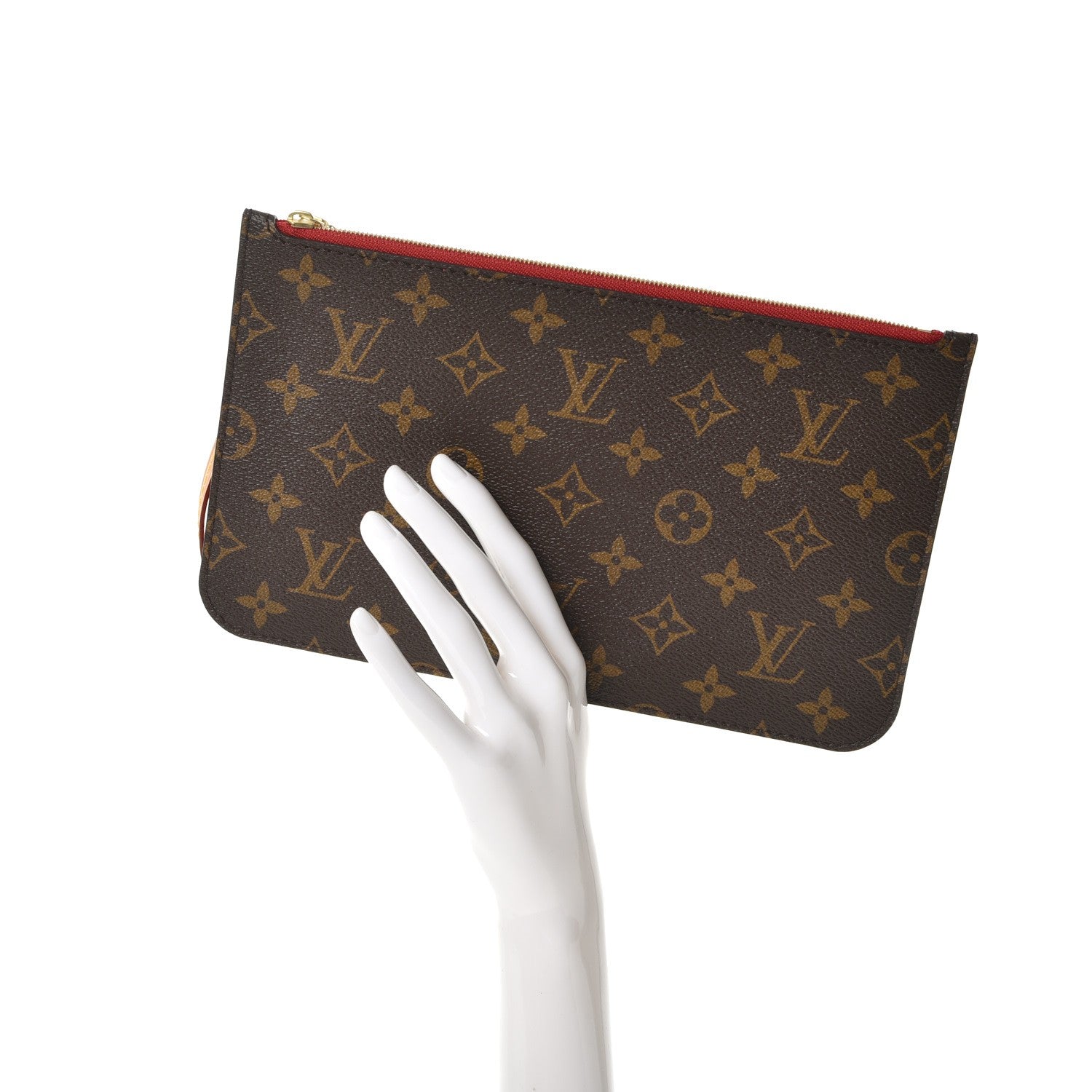 Louis Vuitton Monogram Neverfull MM GM Pochette Cherry 2 of 7