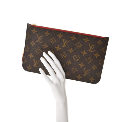 Louis Vuitton Monogram Neverfull MM GM Pochette Cherry 2 of 7