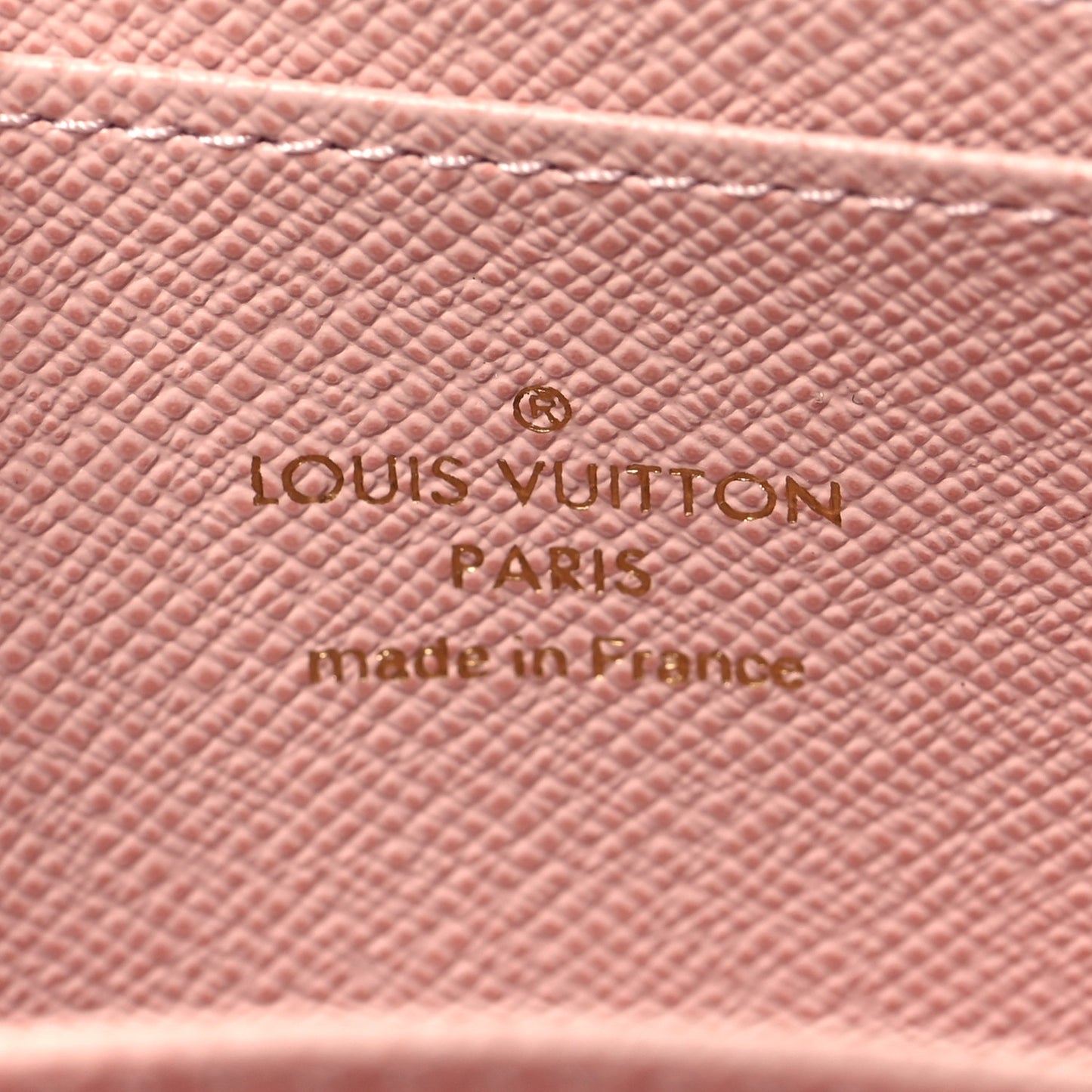 Damier Ebene Zippy Coin Purse Rose Ballerine