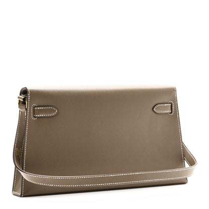 Hermes Madame Calfskin Kelly Elan Etoupe 3 of 11