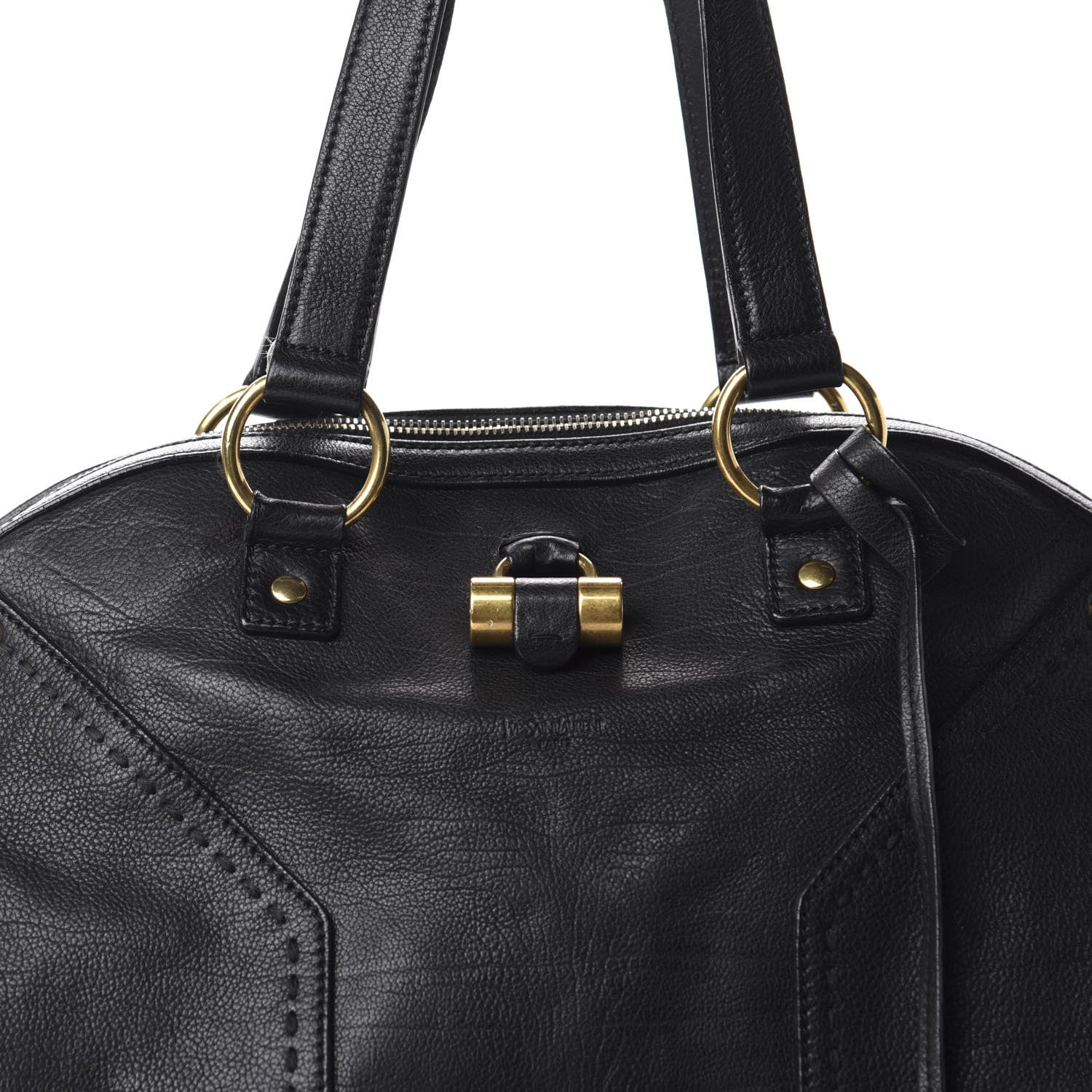 Saint Laurent Calfskin Oversized Muse Black 11 of 11