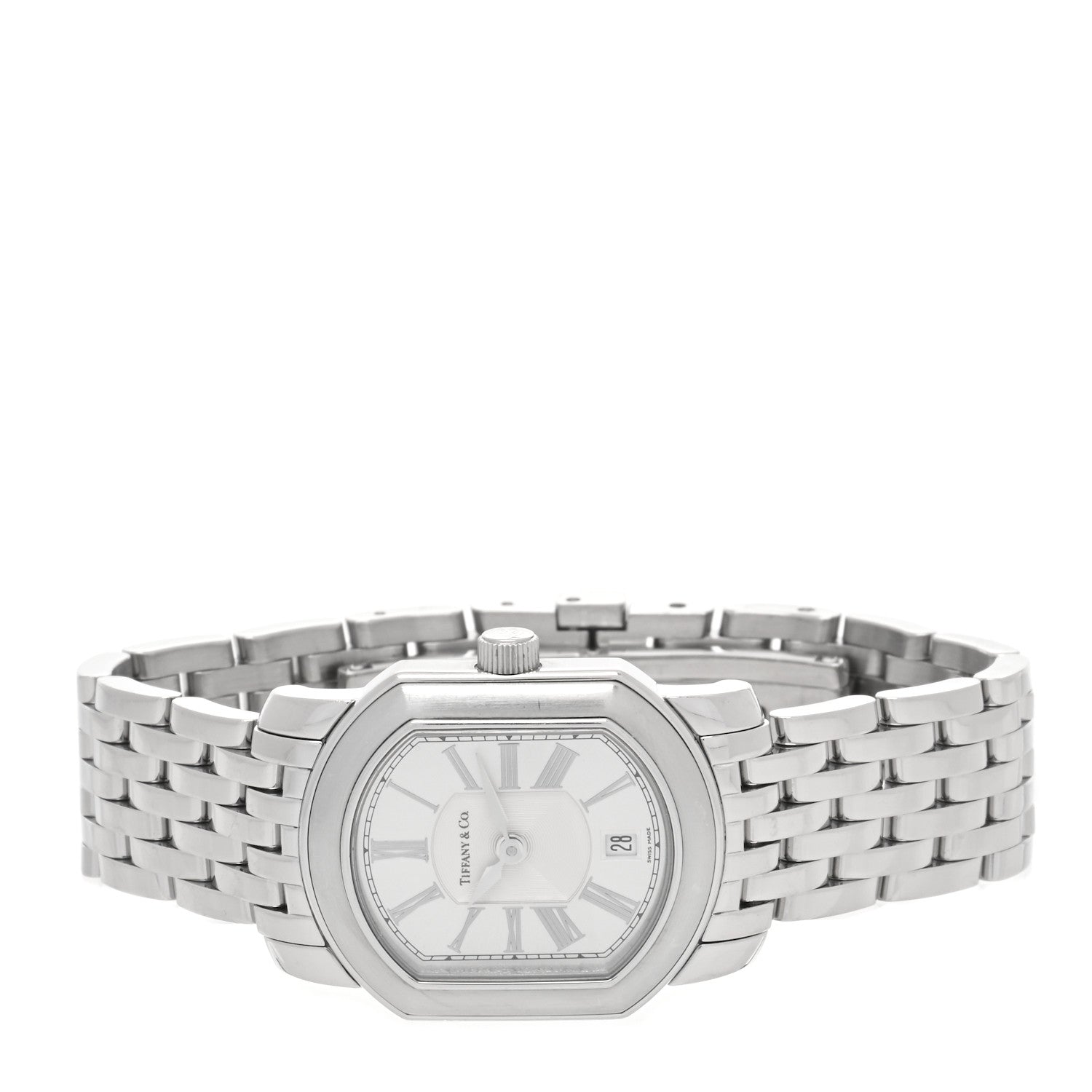 Tiffany Stainless Steel 24mm Mark Coupe Resonator Quartz Watch 2 of 4