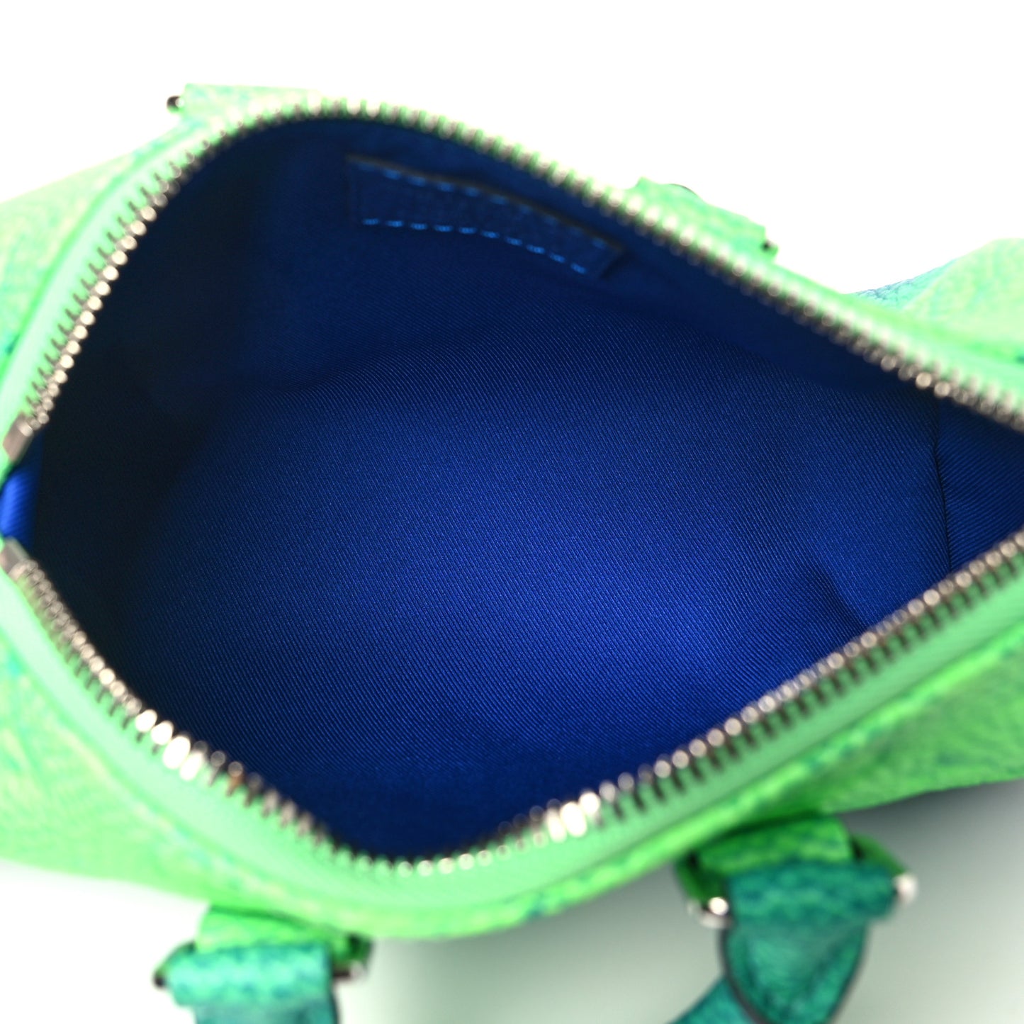Taurillon Illusion Keepall XS Bleu Vert