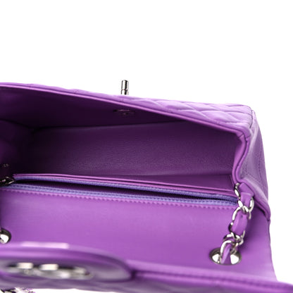 Chanel Lambskin Quilted Mini Rectangular Flap Purple 5 of 9
