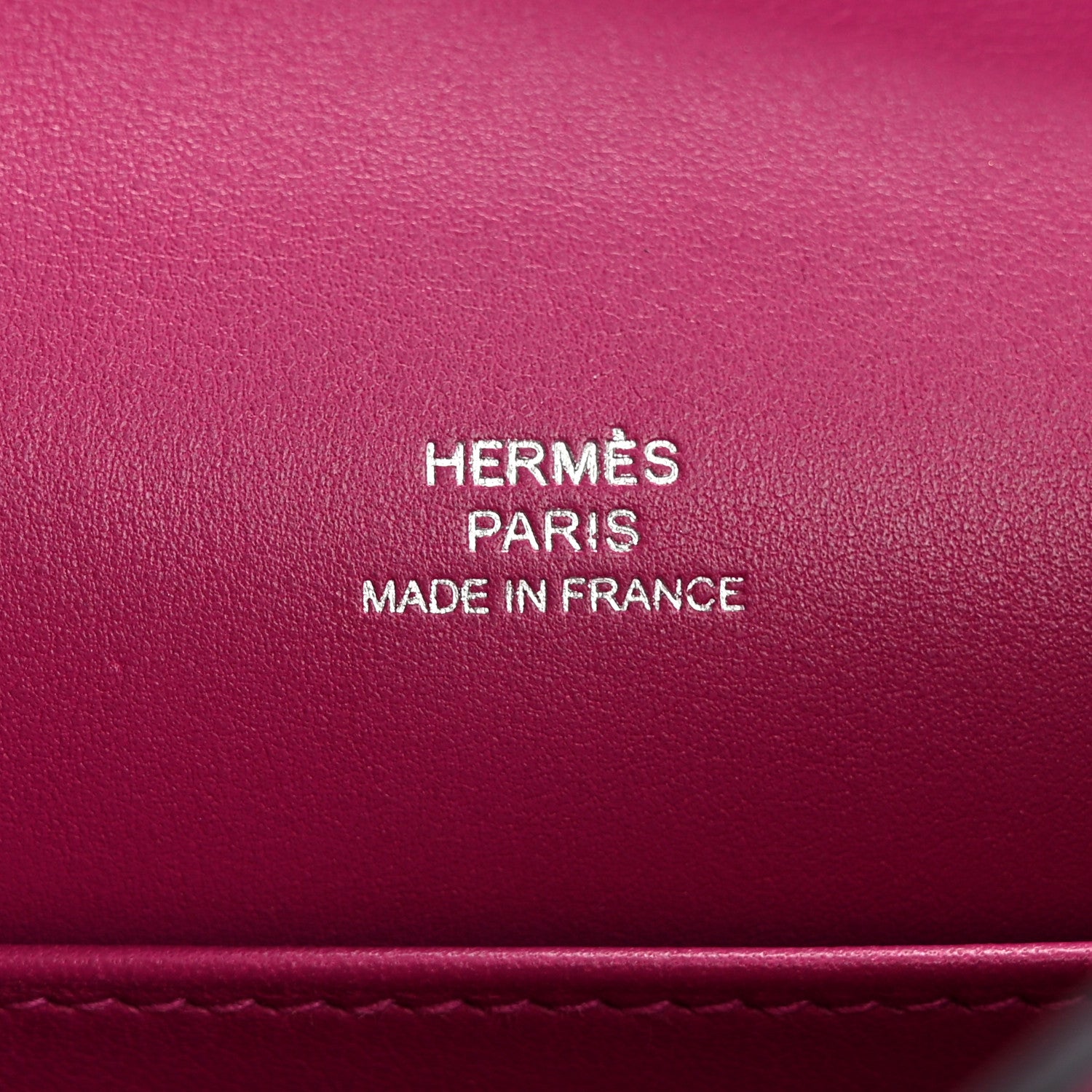 Hermes Swift Kelly Pochette Clutch Rose Pourpre 6 of 9