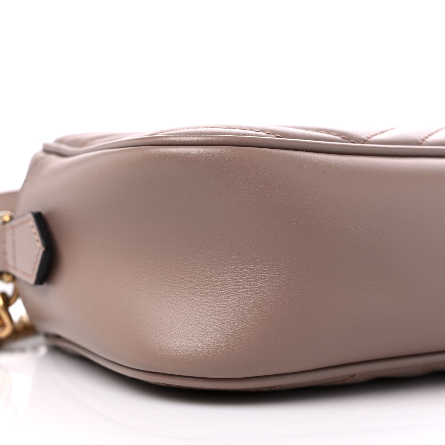 Gucci Calfskin Matelasse Small GG Marmont Chain Shoulder Bag Porcelain Rose 8 of 9