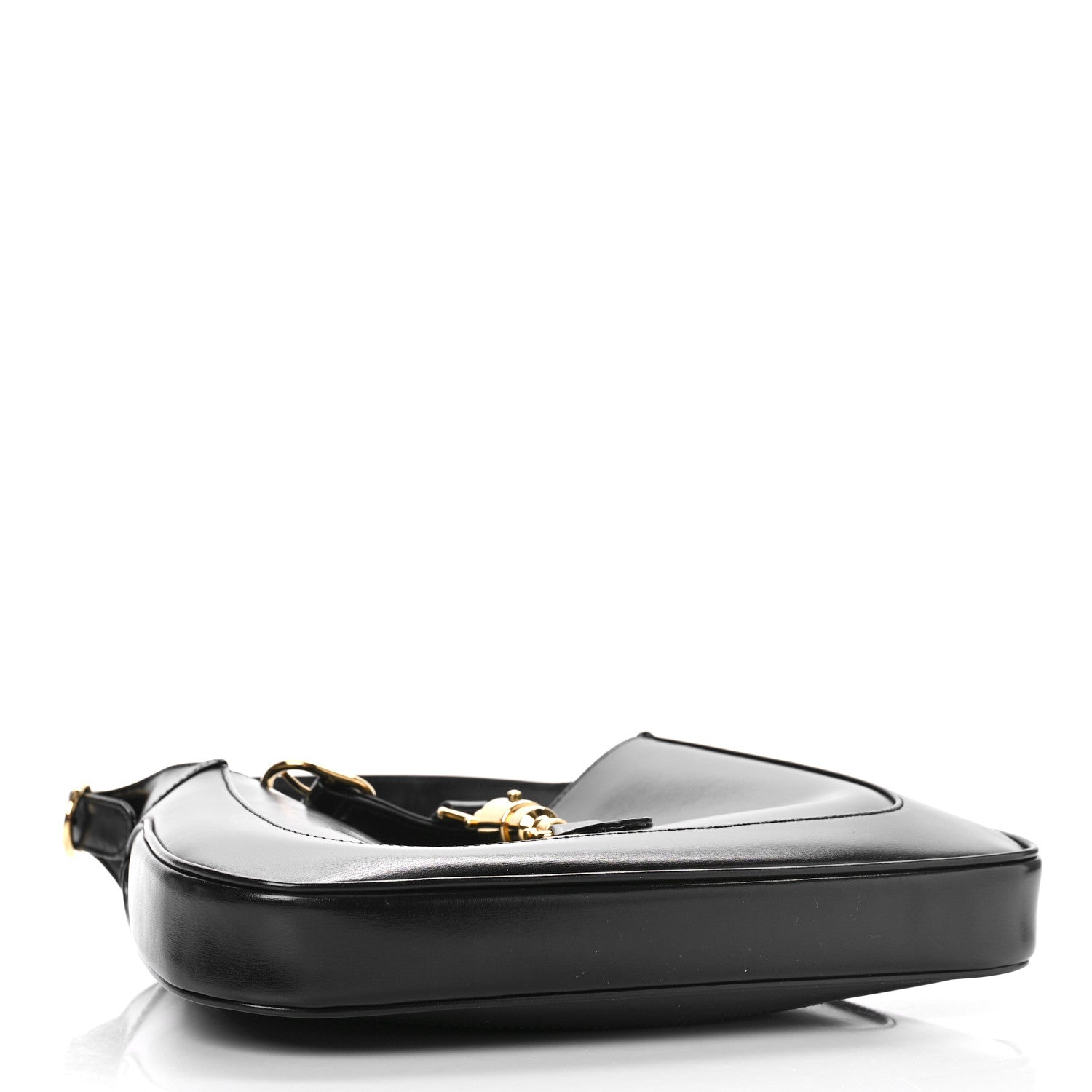 Gucci Boarded Dyana Lux Calfskin Small Jackie 1961 Hobo Black 4 of 10