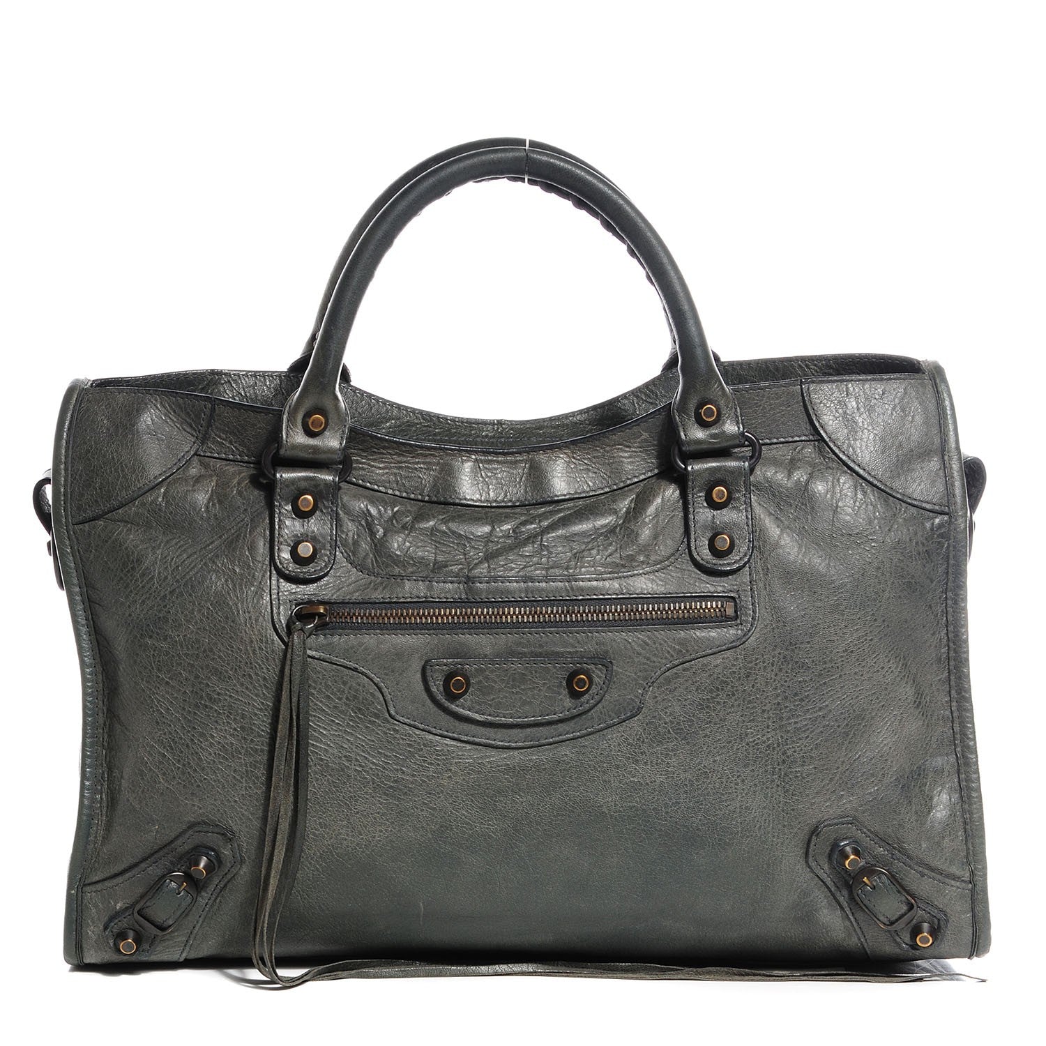 Balenciaga Agneau Classic Hardware City Anthracite 1 of 18