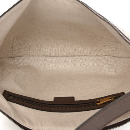 Gucci GG Supreme Monogram Web Small Ophidia Half Moon Hobo Brown 5 of 10