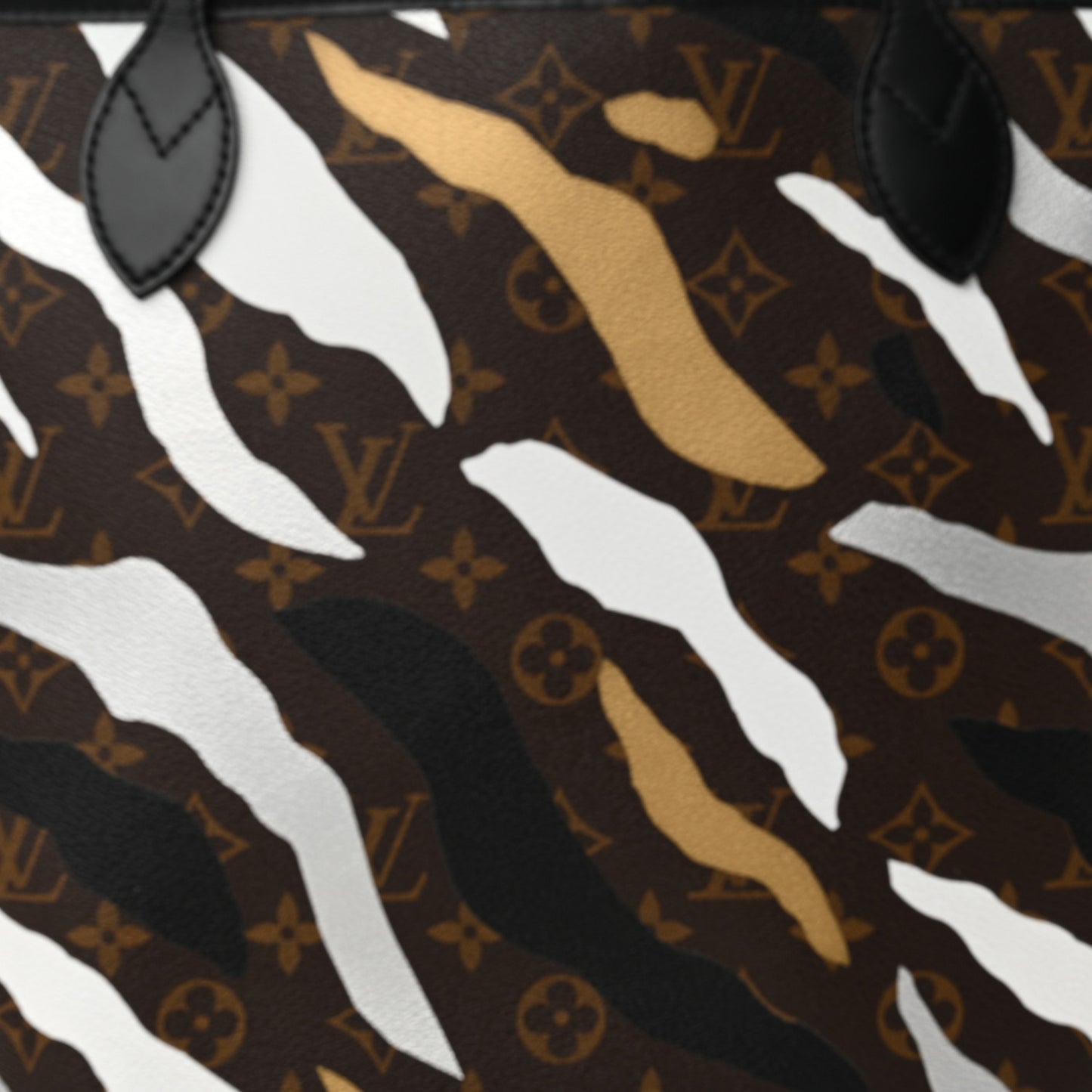 x LoL Monogram Neverfull MM Gold Silver