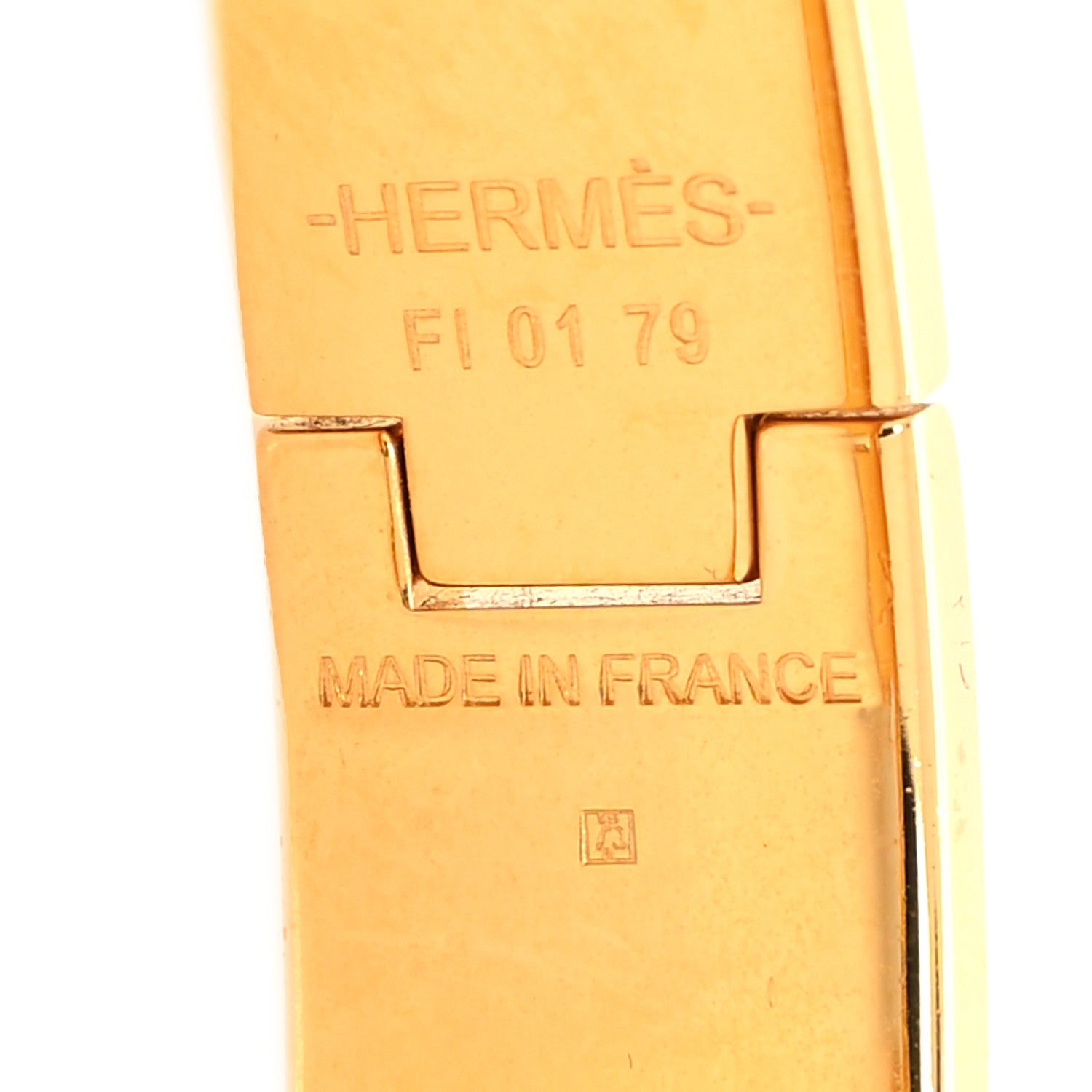 Hermes Enamel Printed Panoplie Equestre Narrow Clic Clac H Bracelet PM Positif Negatif 5 of 5