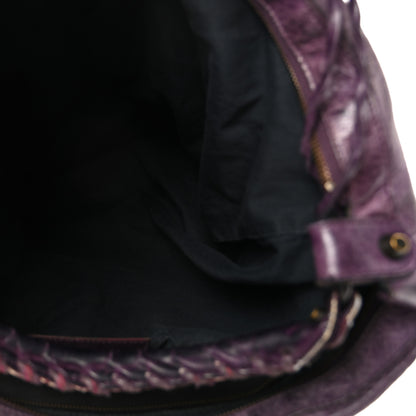Balenciaga Agneau Classic Hardware Day Hobo Raisin 6 of 11