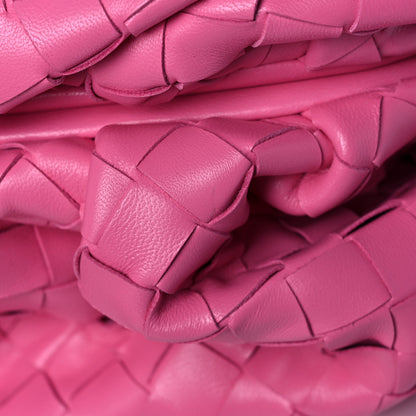 Bottega Veneta Nappa Maxi Intrecciato The Pouch Oversized Clutch Pink 9 of 13