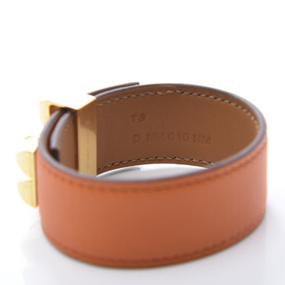 Hermes Swift Collier de Chien 24 Bracelet T3 Orange 6 of 7