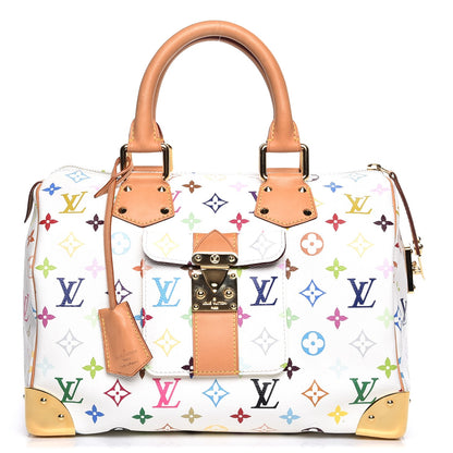 Louis Vuitton Monogram Multicolor Speedy 30 White 1 of 13