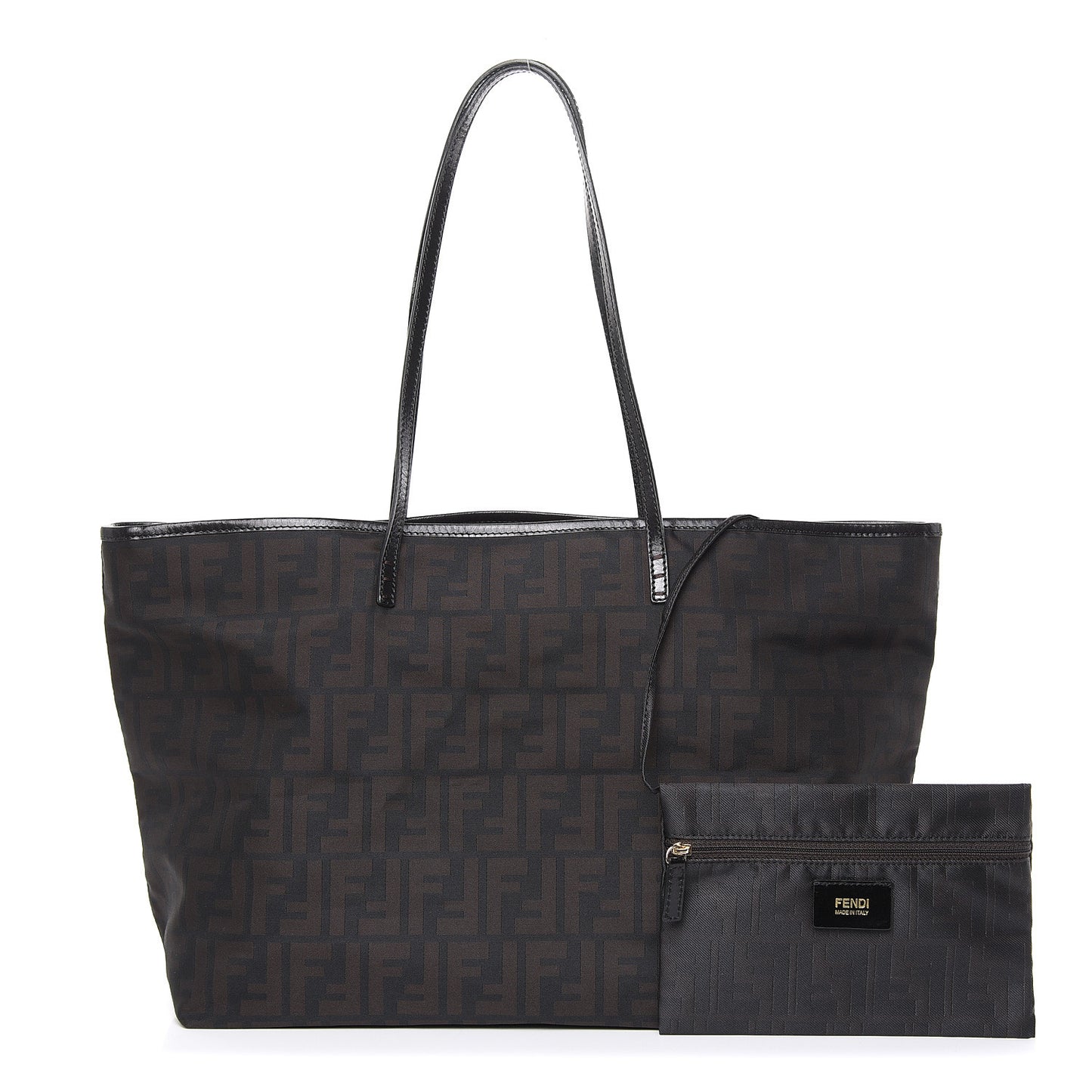 Nylon Zucca Medium Roll Tote Tobacco