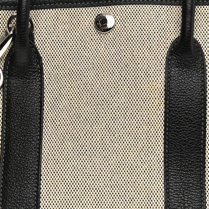 Hermes Twill D H Negonda Garden Party 30 TPM Ecru Black 15 of 21