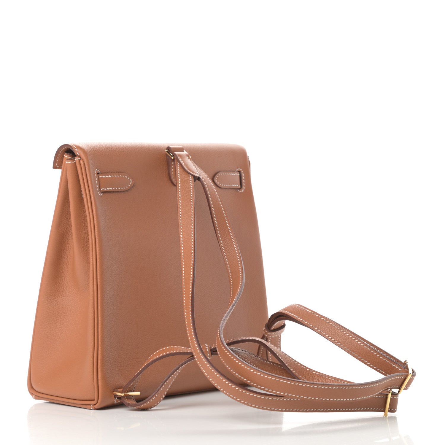 Hermes Evercolor Kelly Ado Backpack Gold 3 of 11