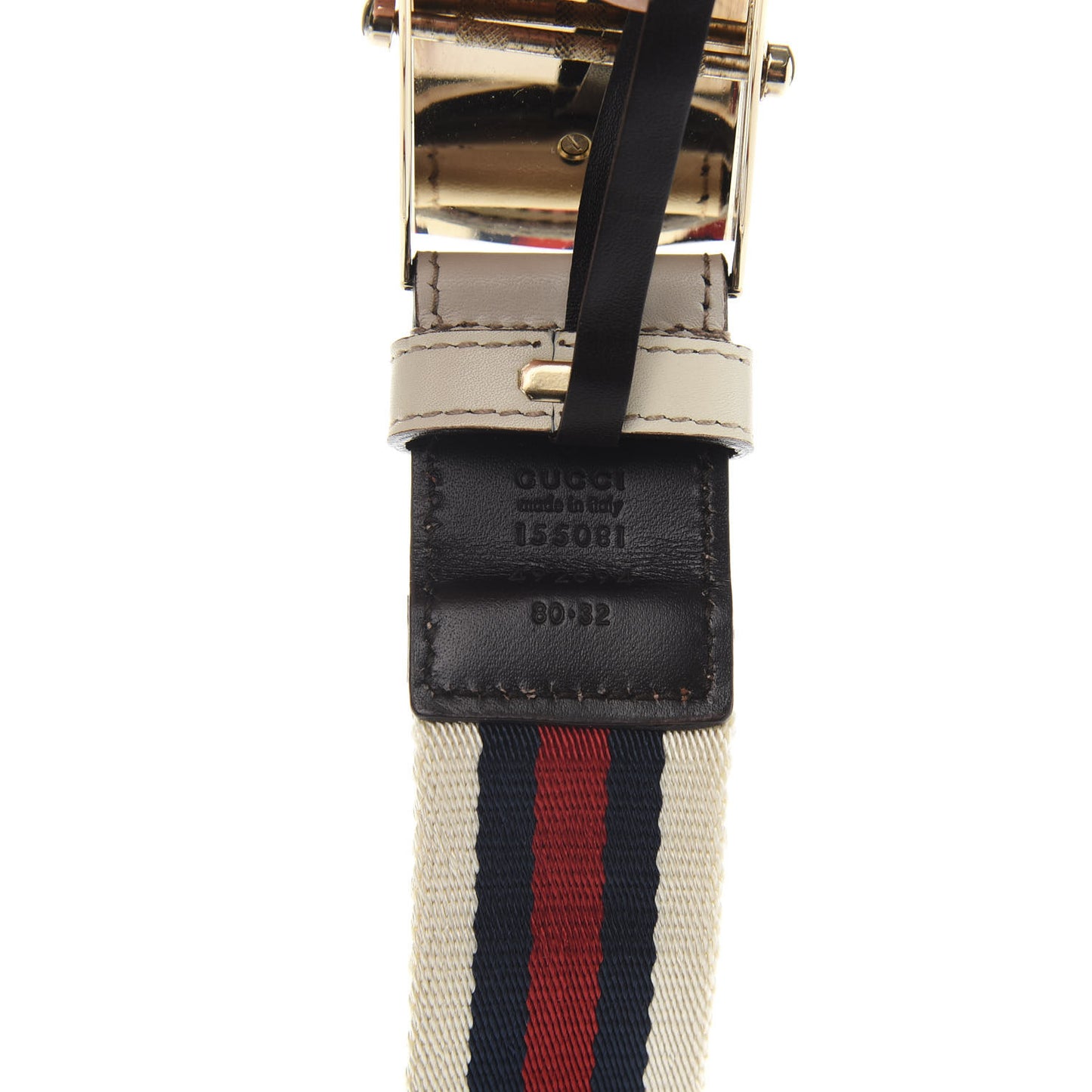 Nylon Buckle Web Belt 80 32 Red Green