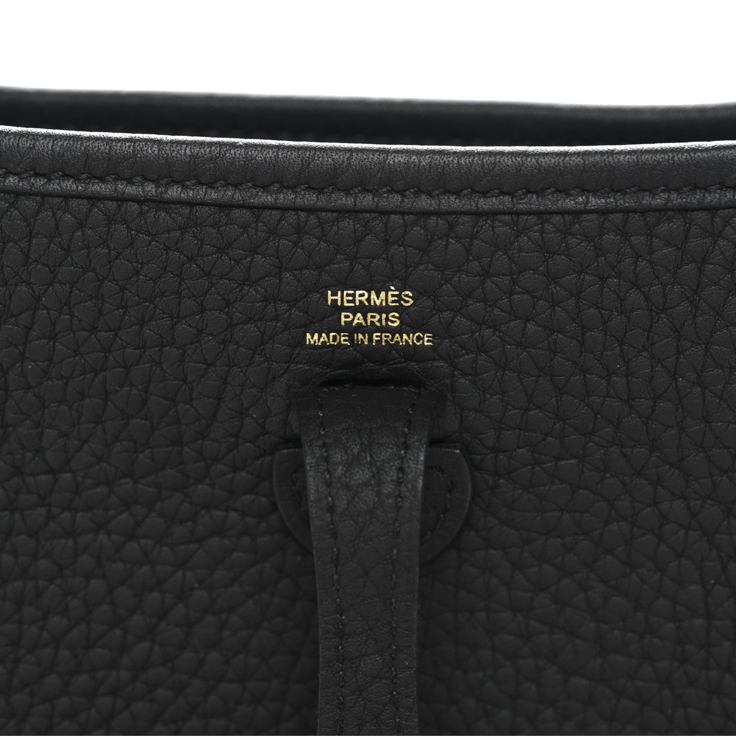 Hermes Taurillon Clemence Evelyne TPM Black 6 of 10