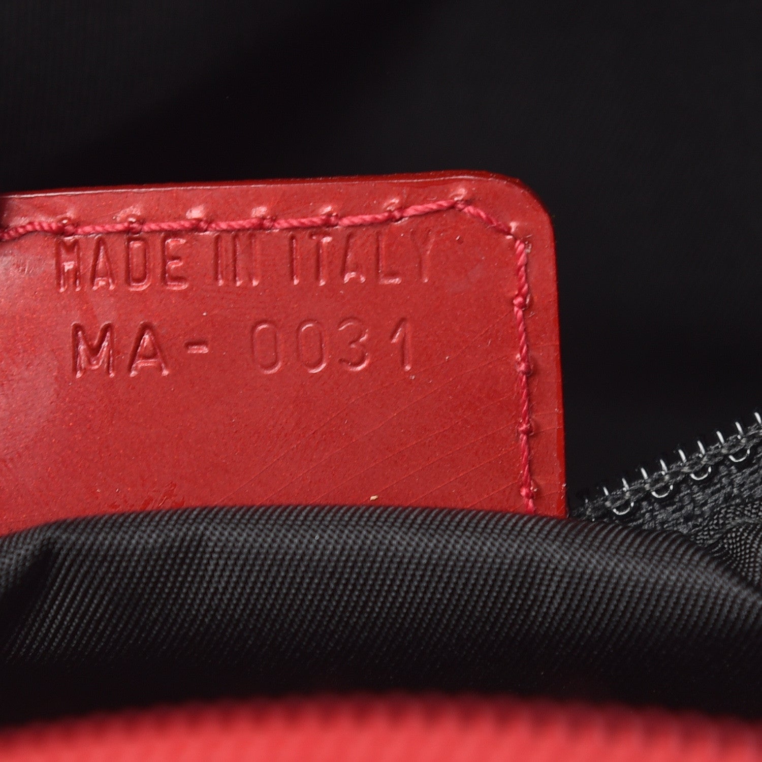 Christian Dior Calfskin Mini Splashed Saddle Bowler Red 9 of 14