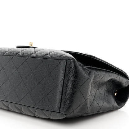 Chanel Caviar Quilted Maxi Single Flap Black 11 of 11