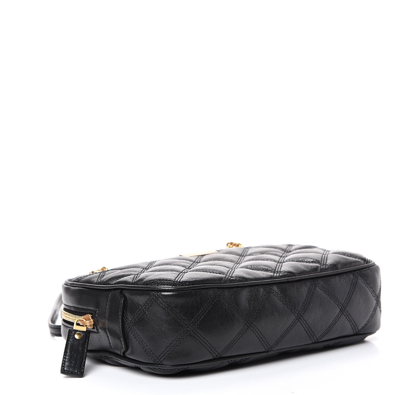 Saint Laurent Lambskin Quilted Becky Camera Shoulder Bag Black 3 of 10