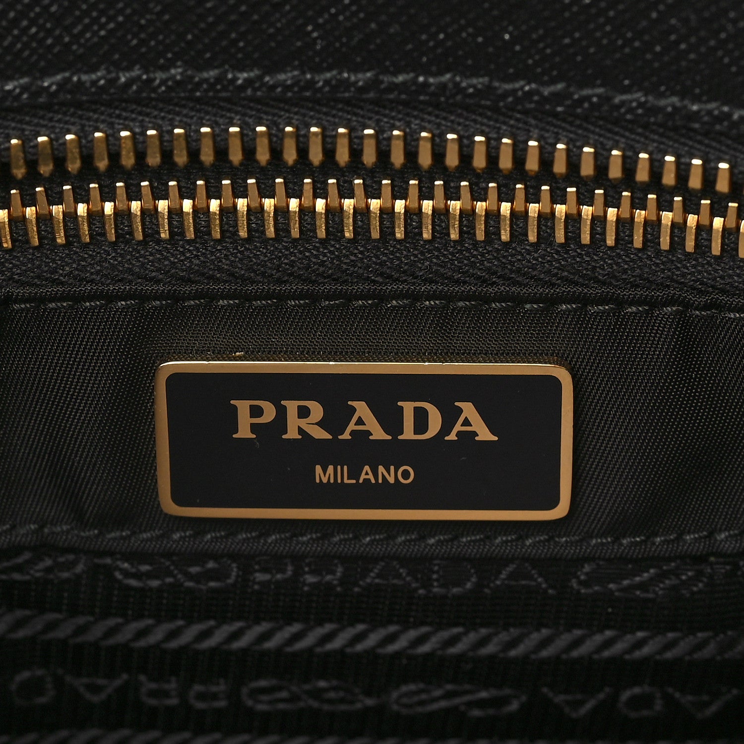 Prada Tessuto Nylon Logo Tote Black 5 of 5