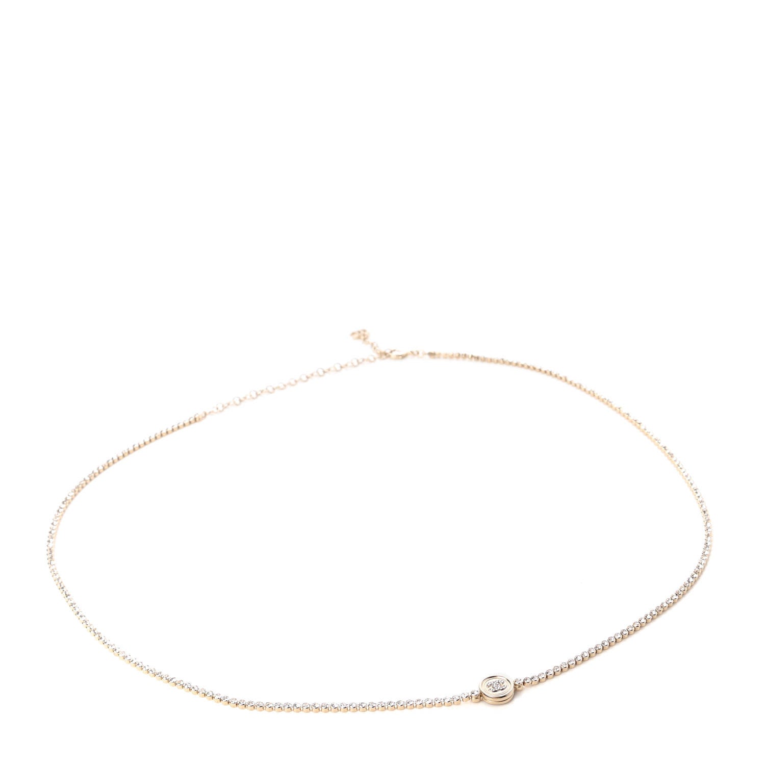 Chanel Crystal CC Chain Belt Gold 1 of 6