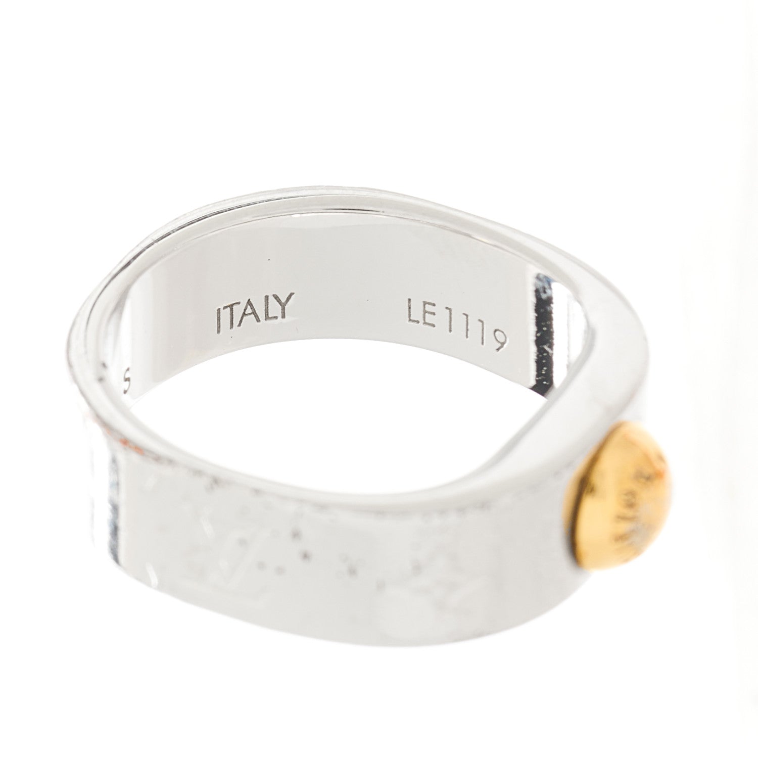 Louis Vuitton Nanogram Ring S Silver 4 of 7